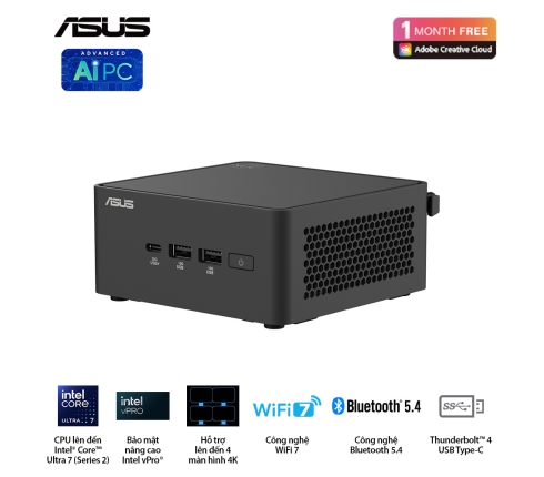 NUC 15 PRO Tall RNUC15CRHU700000I (Intel Core Ultra 7 255H | No Ram | No SSD )
